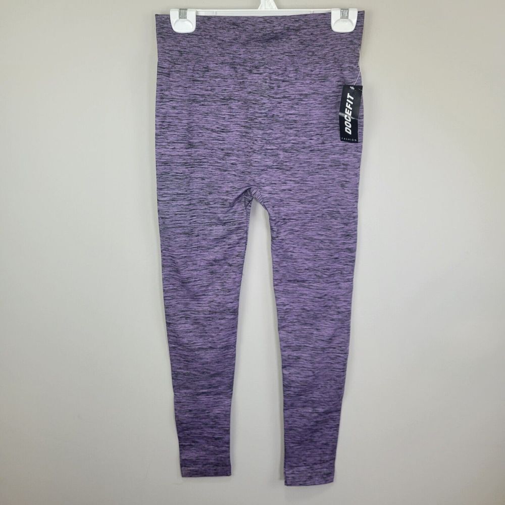 Docefit Fashion Fur Line Feathered Knit Leggings Rose Black Plus One‎ Size